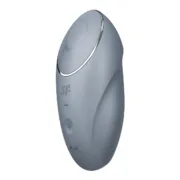Massajador Satisfyer Tap & Climax Azul Massagem Erótica - nacloset