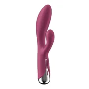 Vibrador Dupla Estimulação Satisfyer Spinning Rabbit 1 Vermelho Sexshop - nacloset