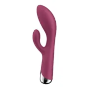 Vibrador Dupla Estimulação Satisfyer Spinning Rabbit 1 Vermelho Sexshop - nacloset 2