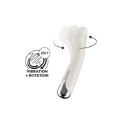 Vibrador de Ponto G Satisfyer Spinning G-Spot 1 Branco 23,5 x 11,7 x 7,5 cm Sexshop - nacloset 2