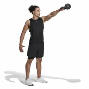 T-Shirt para Homem sem Mangas Adidas HIIT Spin Training Preto Desporto | Lazer - nacloset 2