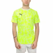 Camisola de Manga Curta Homem Puma Teamliga Amarelo Padel Moda | Acessórios - nacloset