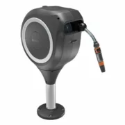 Porta-mangueira Gardena RollUp Ø 13 mm Madeira Plástico Automático De solo 15 m Casa | Jardim - nacloset