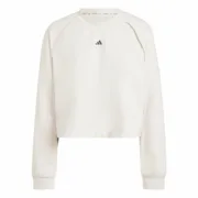 Polar sem Capuz Mulher Adidas Essentials Power Cover Up Branco XS Moda | Acessórios - nacloset