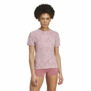 Camisola de Manga Curta Mulher Adidas Ultimate Engineered Cor de Rosa Moda | Acessórios - nacloset 2