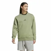 Polar sem Capuz Homem Adidas All Szn French Terry Crew Verde L Moda | Acessórios - nacloset 2