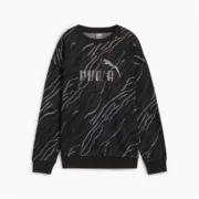 Polar sem Capuz Mulher Puma Essentials+ Animal Aop Crew Fl Mujer Preto Moda | Acessórios - nacloset