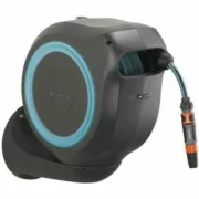 Porta-mangueira Gardena RollUp Ø 11 mm 20 m Automático De parede Casa | Jardim - nacloset