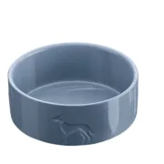 Comedouro para Cão Hunter OSBY GLAZED Azul Cerâmica 2,5 L Animais de Estimação - nacloset
