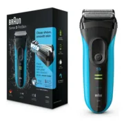 Barbeador elétrico Braun 3040s Azul Depilação e acessórios para barbear - nacloset