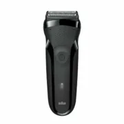 Máquina de Barbear Elétrica Recarregável Braun 3-300S Carregamento rápido Cabelo - nacloset
