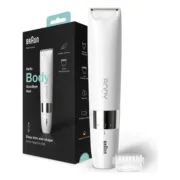 Depiladora Elétrica Braun BS1000 Branco Depilação e acessórios para barbear - nacloset