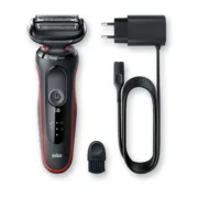Máquina de Barbear Braun 51-B1000s Vermelho Depilação e acessórios para barbear - nacloset 2