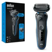 Máquina de Barbear Braun 5 51-B1000s Azul Depilação e acessórios para barbear - nacloset