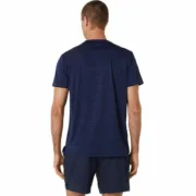 Camisola de Manga Curta Homem Asics Court Azul Marinho Ténis Moda | Acessórios - nacloset 2