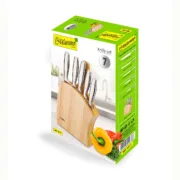 Conjunto de Facas de Cozinha e Suporte Feel Maestro MR-1411 Madeira Conjuntos de Facas - nacloset