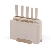Conjunto de Facas de Cozinha e Suporte Feel Maestro MR-1412-BEIGE Conjuntos de Facas - nacloset