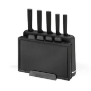 Conjunto de Facas de Cozinha e Suporte Feel Maestro MR-1412-BLACK Conjuntos de Facas - nacloset