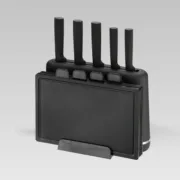 Conjunto de Facas de Cozinha e Suporte Feel Maestro MR-1412-BLACK Conjuntos de Facas - nacloset 2