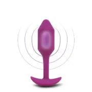 Plug Anal B-Vibe Vibrating Roxo Consoladores - nacloset 2