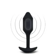 Plug Anal Snug M B-Vibe Vibrating Preto Consoladores - nacloset 2