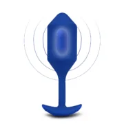 Plug Anal Snug XL B-Vibe Vibrating Azul Consoladores - nacloset 2
