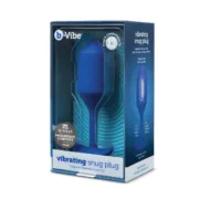 Plug Anal Snug XL B-Vibe Vibrating Azul Consoladores - nacloset