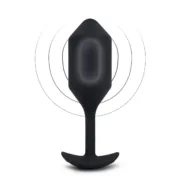 Plug Anal Snug XL B-Vibe Vibrating Preto Consoladores - nacloset 2