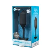Plug Anal Snug XL B-Vibe Vibrating Preto Consoladores - nacloset