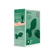 Plug Anal B-Vibe Vibrating Jewel Verde M/L Sexshop - nacloset