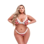 Conjunto de Lingerie Baci Lingerie 838-SEG-3 XL (2 pcs) Cuequinhas e tangas - nacloset