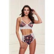 Conjunto de Lingerie com Renda Baci Lingerie Floral & Lace M/L Cuequinhas e tangas - nacloset 2