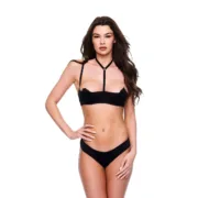 Conjunto de Lingerie Baci Lingerie Quarter Preto S/M 2 Peças Cuequinhas e tangas - nacloset