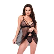 Conjunto de Lingerie Baci Lingerie Babydoll & G-string S/M 2 Peças Cuequinhas e tangas - nacloset