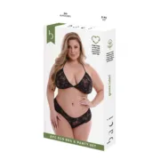 Conjunto de Lingerie Baci Lingerie Bra & Panty Preto (Queen) Cuequinhas e tangas - nacloset