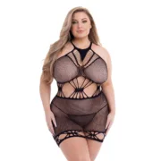 Vestido Baci Lingerie Preto (Queen size) Babydolls e bodies - nacloset