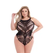 Body Baci Lingerie Preto Queen size Babydolls e bodies - nacloset