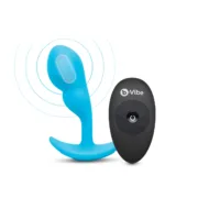 Plug anal com controle remoto B-Vibe Azul Sexshop - nacloset 2