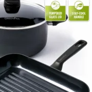 Frigideira Green Pan MEMPHIS 28CM Preto Alumínio Ø 28 cm Cozinha | Gourmet - nacloset 2