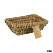 Cesta Multiusos Privilege Korne Castanho vime Retangular 20 x 15 x 7 cm (36 Unidades) A Preço de Revenda - nacloset