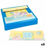 Puzzle Infantil Peppa Pig 25 Peças 19 x 4 x 19 cm (6 Unidades) A Preço de Revenda - nacloset
