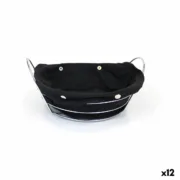 Cesta do Pão My Bar Preto Metal 26 x 23,5 x 11,2 cm (12 Unidades) A Preço de Revenda - nacloset