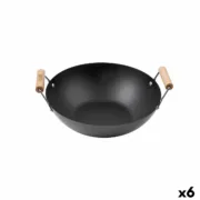 Frigideira Wok Quttin Madeira (6 Unidades) Cozinha | Gourmet - nacloset