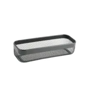 Cesta Multiusos Confortime Preto Metal 30,5 x 11,5 x 7 cm (8 Unidades) A Preço de Revenda - nacloset 2