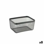 Cesta Multiusos Confortime Preto Metal 30,5 x 23 x 15,2 cm (8 Unidades) A Preço de Revenda - nacloset