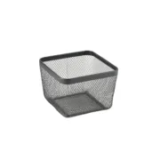 Cesta Multiusos Confortime Preto Metal 24,5 x 24,5 x 17 cm (8 Unidades) A Preço de Revenda - nacloset 2