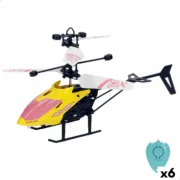 Helicóptero com Radiocontrolo Colorbaby (6 Unidades) A Preço de Revenda - nacloset 2