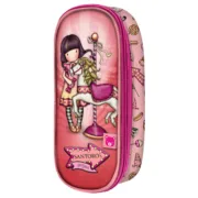 Bolsa Escolar Gorjuss Carousel Salmão (10 x 23 x 6 cm) Estojos - nacloset