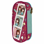Bolsa Escolar Gorjuss Fireworks Grená (10 x 23 x 6 cm) Estojos - nacloset 2