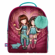 Mochila Escolar Gorjuss Fireworks Grená 20 x 22 x 10 cm Jogos | Disfarces - nacloset